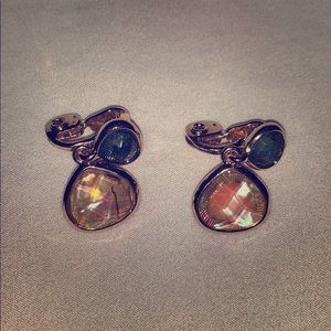 Gold plated clip on earrings